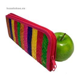 Billetera artesanal mexicana de palma natural - Tienda mexicana Huastekoo.es - 200002-5