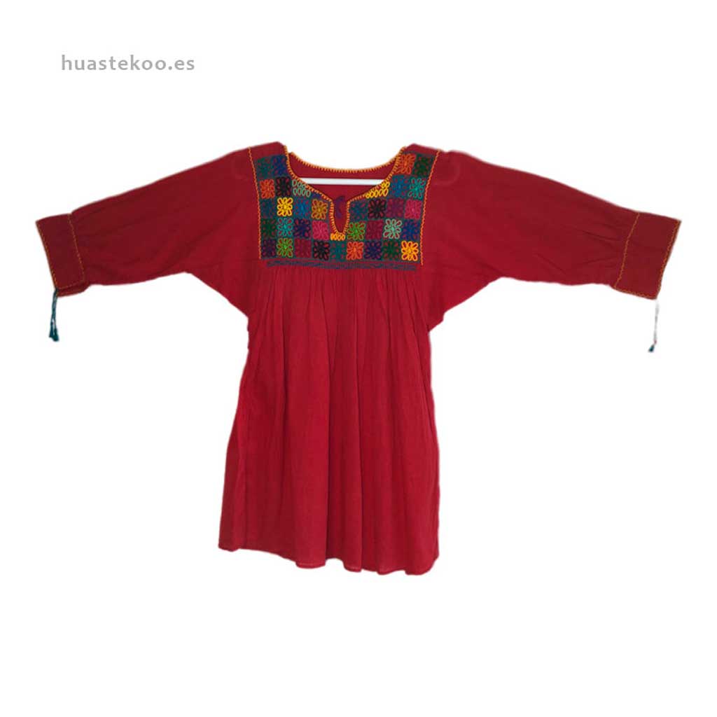 Blusa artesanal mexicana - Tienda mexicana Huastekoo.es en España - 800001 - 2