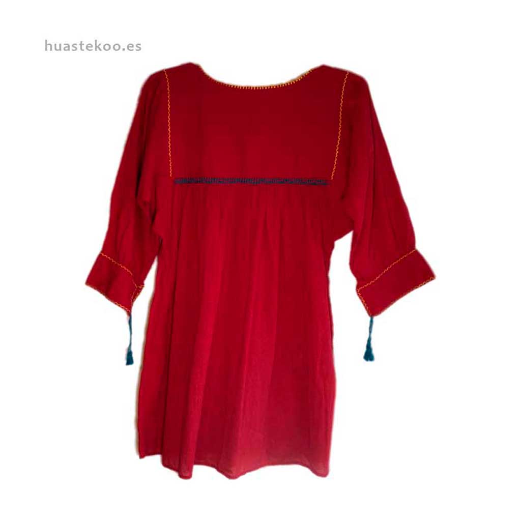 Blusa artesanal mexicana - Tienda mexicana Huastekoo.es en España - 800001 - 3