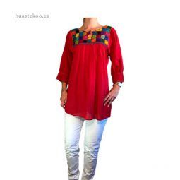Blusa artesanal mexicana - Tienda mexicana Huastekoo.es en España - 800001-8