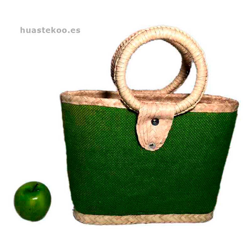 Bolso verde artesanal mexicano - Tienda mexicana Huastekoo.es - 100003