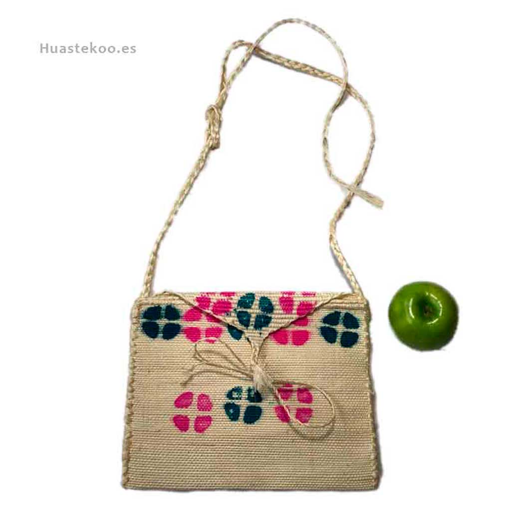 Bolso morral huasteco grande hecho a mano por artesanos mexicanos - Tienda mexicana online - 100012