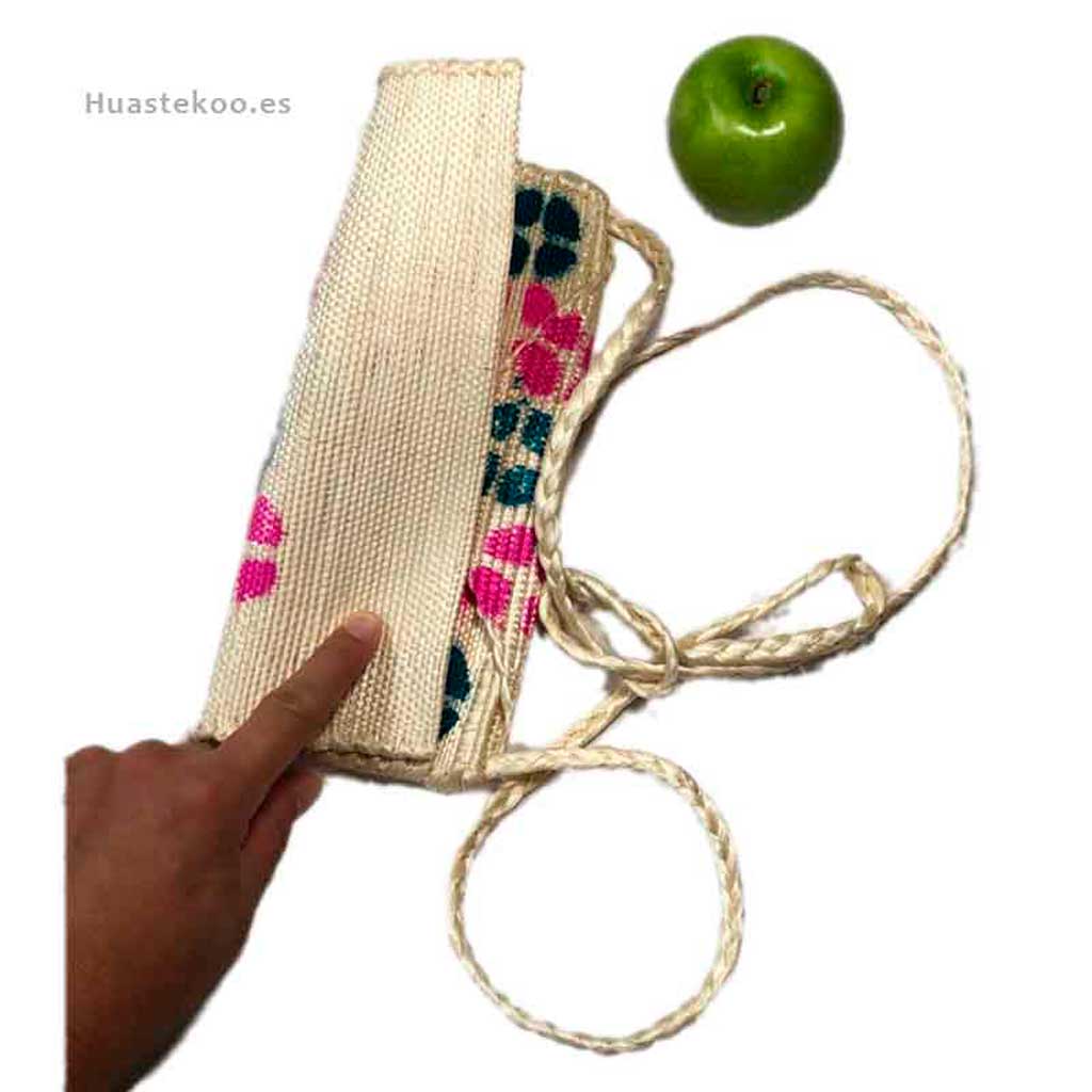 Bolso morral huasteco grande hecho a mano por artesanos mexicanos - Tienda mexicana online - 100012 - 5