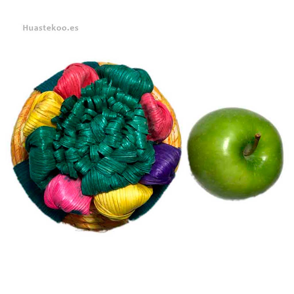 Joyero estuche artesanal mexicano de palma con flor de maíz - Tienda mexicana online - 400001 - 5