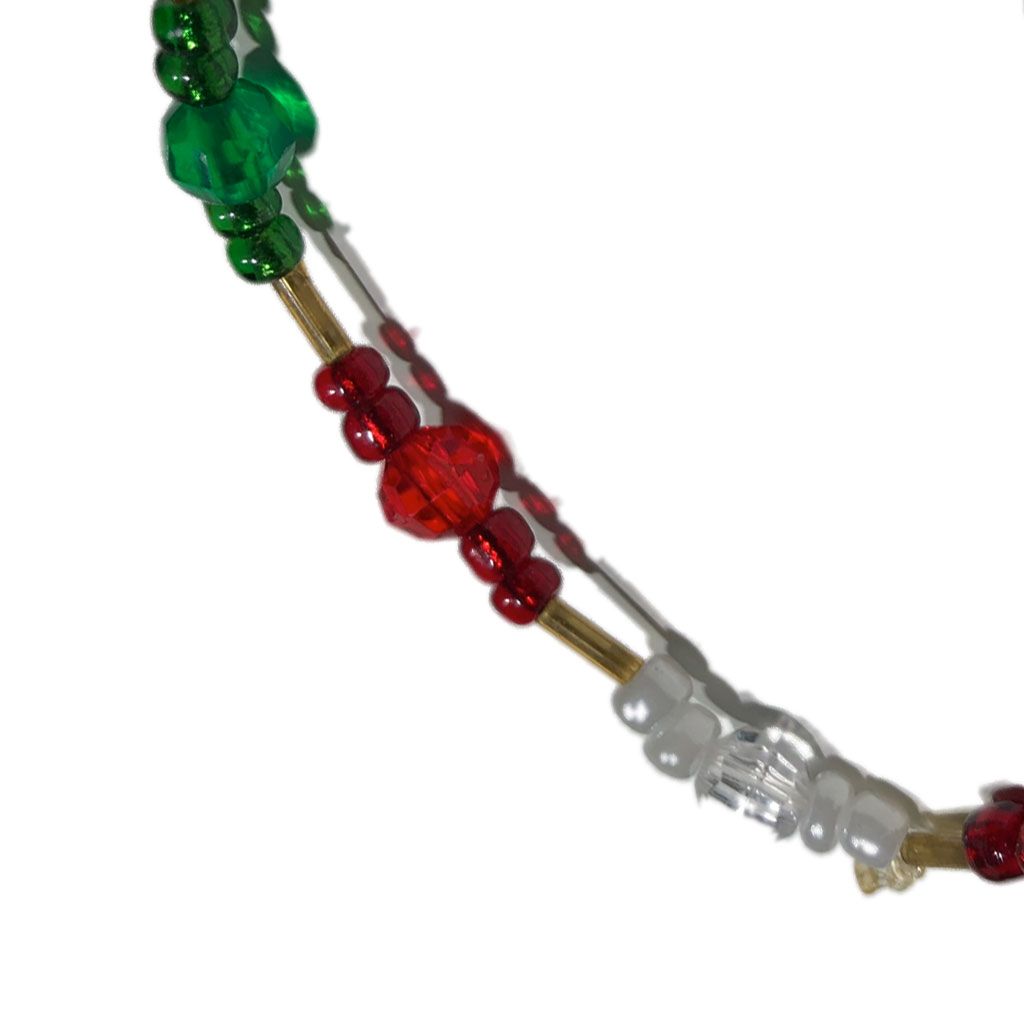 Pulsera colores bandera mexicana - Tienda mexicana online Huastekoo.es - A120001 - 2