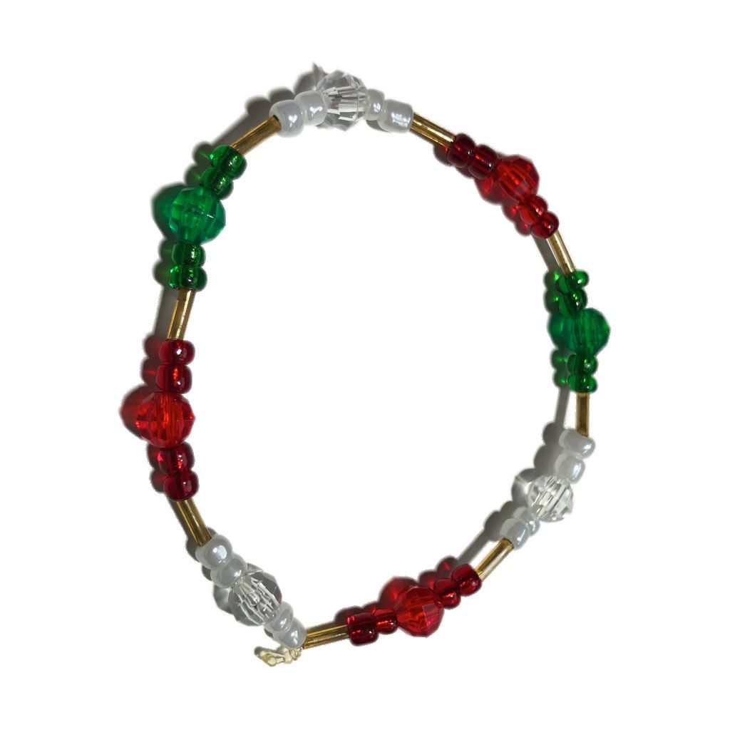 Pulsera colores bandera mexicana - Tienda mexicana online Huastekoo.es - A120001