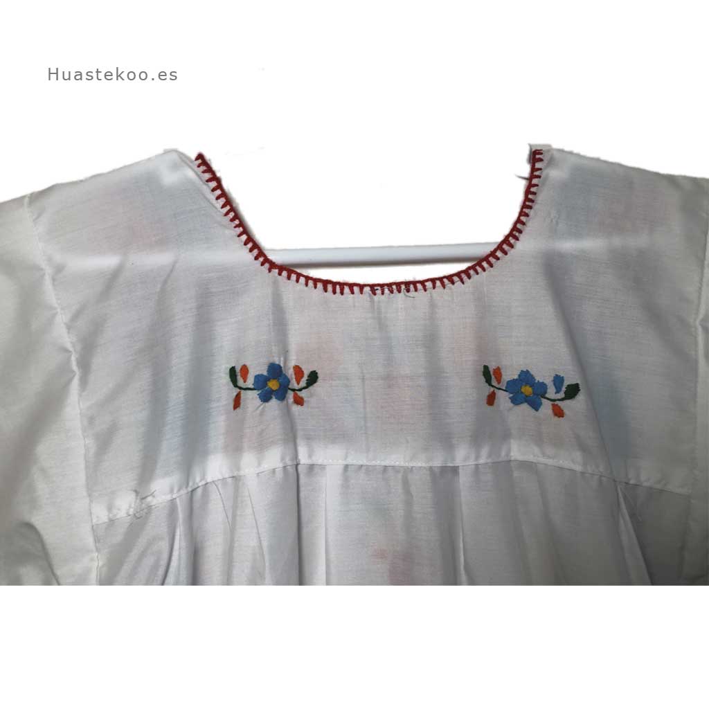 Vestido mexicano artesanal bordado a mano para verano o playa - Tienda mexicana online - 700004 - 5