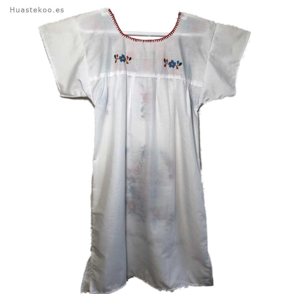 Vestido mexicano artesanal bordado a mano para verano o playa - Tienda mexicana online - 700004 - 6