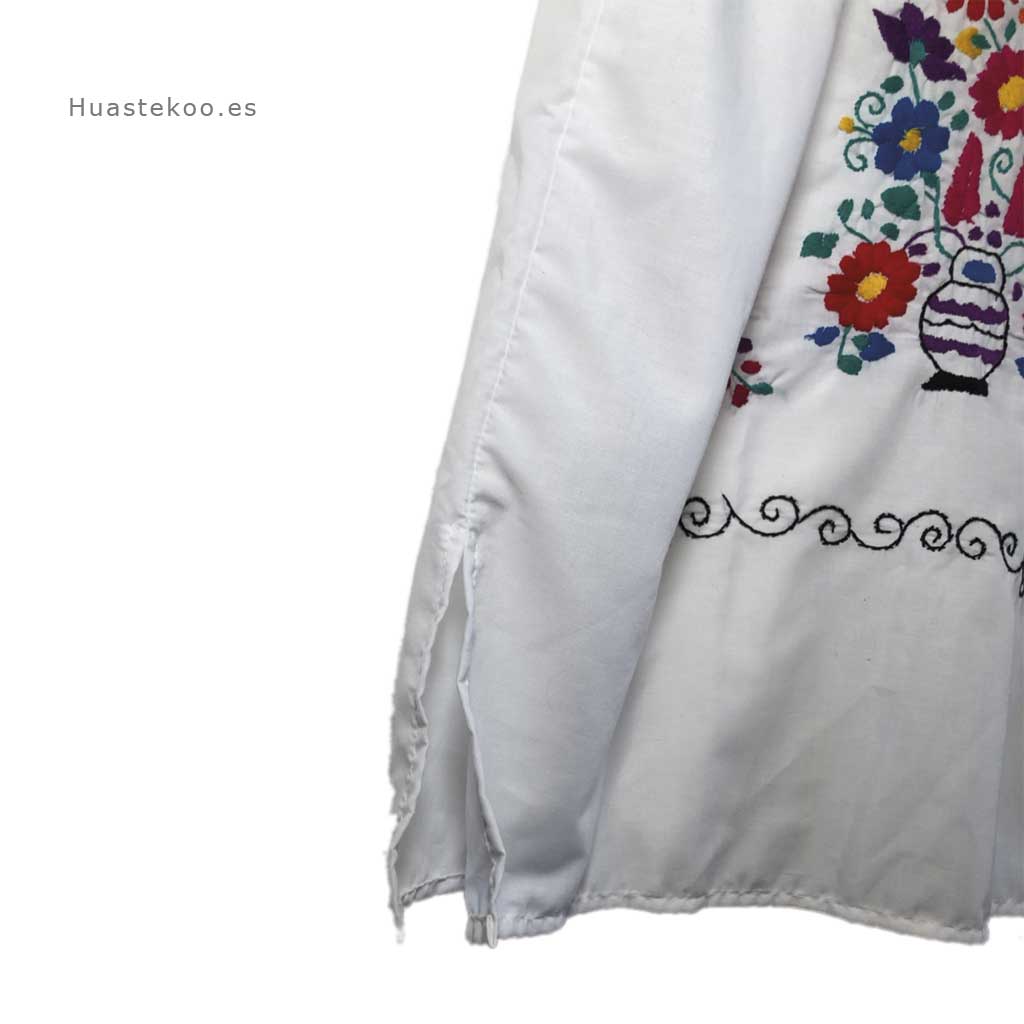 Vestido mexicano artesanal bordado a mano para verano o playa - Tienda mexicana online - 700004 - 4