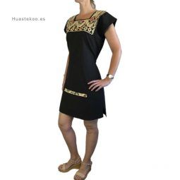 Vestido mexicano color negro - Tienda mexicana online - 700002 - 2