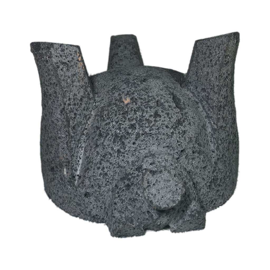 Molcajete (mortero) mexicano de 20cm de diámetro de piedra volcánica - Tienda Mexicana Online - Huastekoo.es - 4