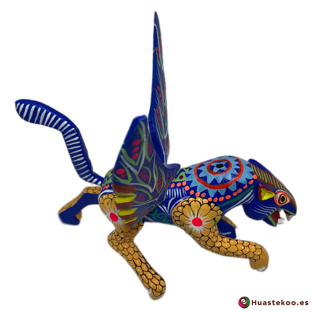 Alebrije Mexicano Artesanal Jaguar - Tienda Mexicana Online - Huastekoo.es - H00498 - 8