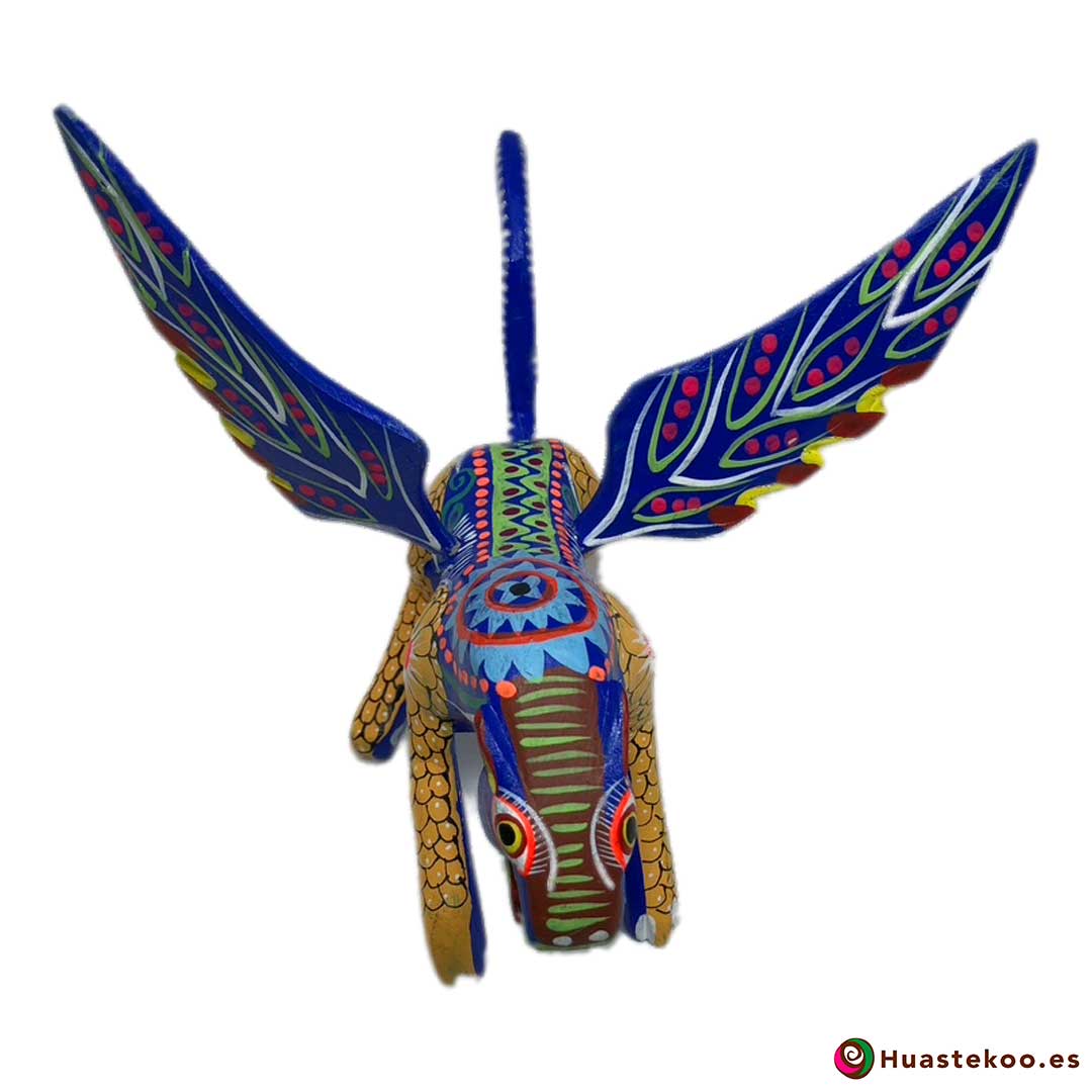 Alebrije Mexicano Artesanal Jaguar - Tienda Mexicana Online - Huastekoo.es - H00498 - 9