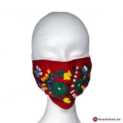Mascarilla bordada a mano - Tienda Mexicana Online - Huastekoo.es