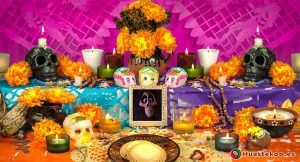 Altar de Día de Muertos en México - Tienda de Artesanías Mexicanas - Huastekoo.es