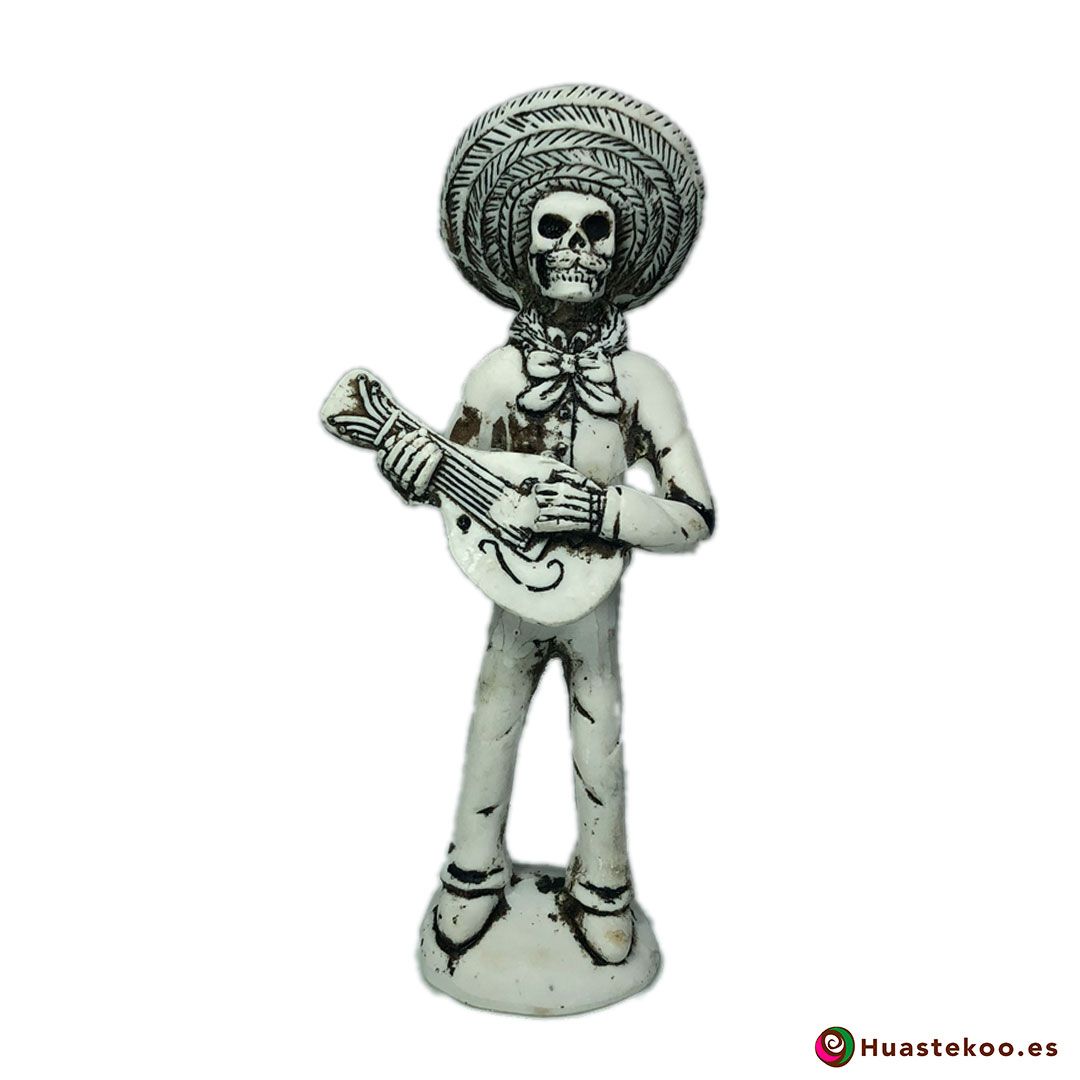 Figura Mariachi Calavera - Tienda de Artesanías Mexicanas - Huastekoo.es
