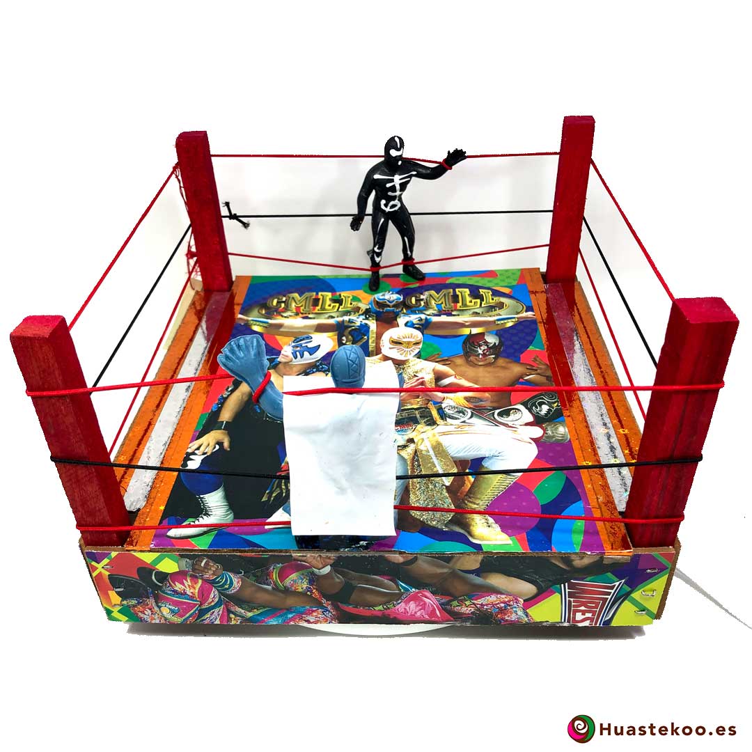 Ring de lucha libre mexicana estilo vintage - Tienda Huastekoo España