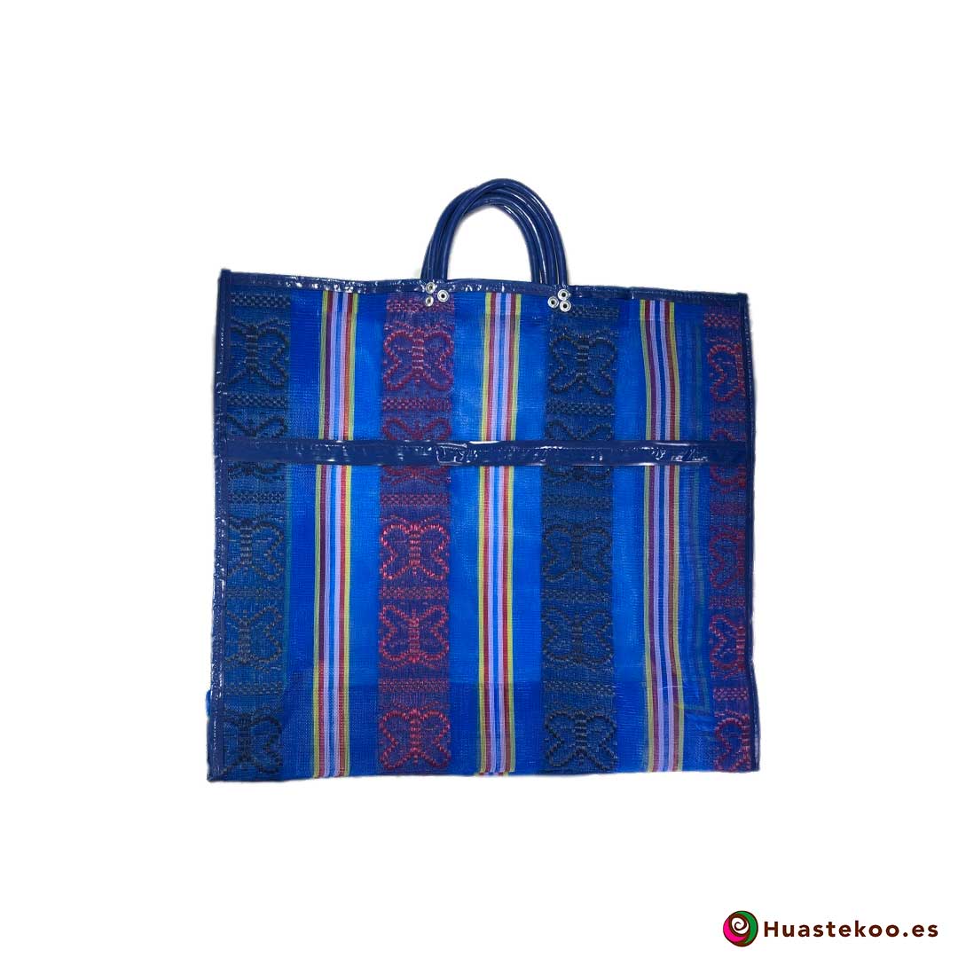 Bolsa Mexicana de Mercado Clásicas Mariposas Azulado - Tienda Huastekoo España - H00172