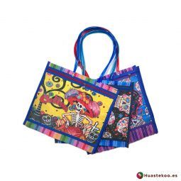 Bolsas Mexicanas de la Compra “Calaveras” - Tienda de Artesanía y Regalos Mexicanos Huastekoo España - H00157-159
