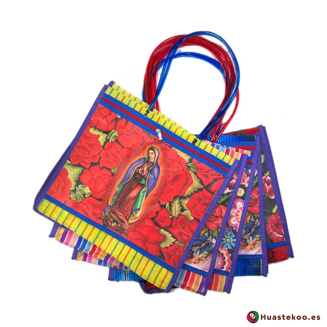 Bolsas Mexicanas de Mercado Virgen de Guadalupe - Tienda Mexicana Online Huastekoo España - H00139-143