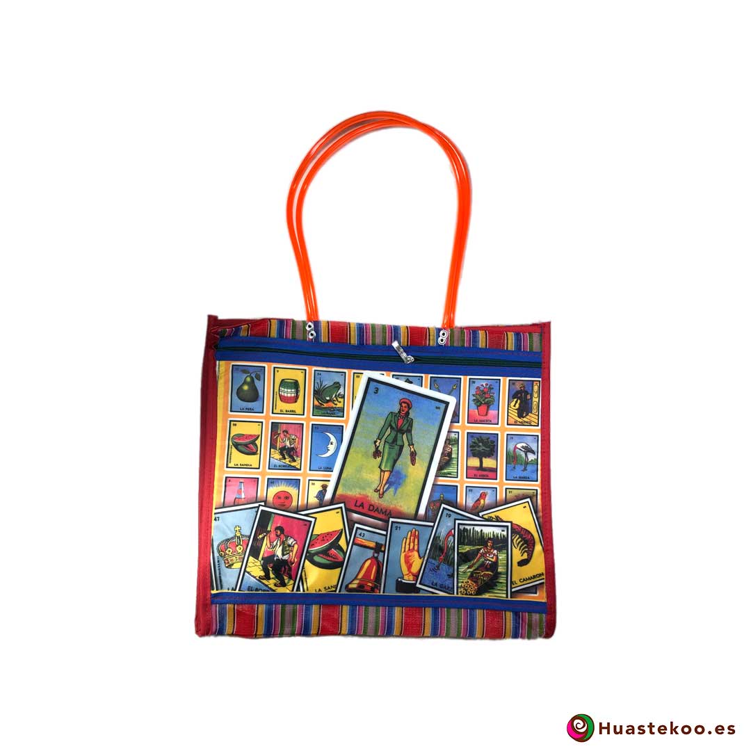 Bolso de Mercado Mexicano “Lotería Mexicana” Dama - Tienda Huastekoo España - H00152
