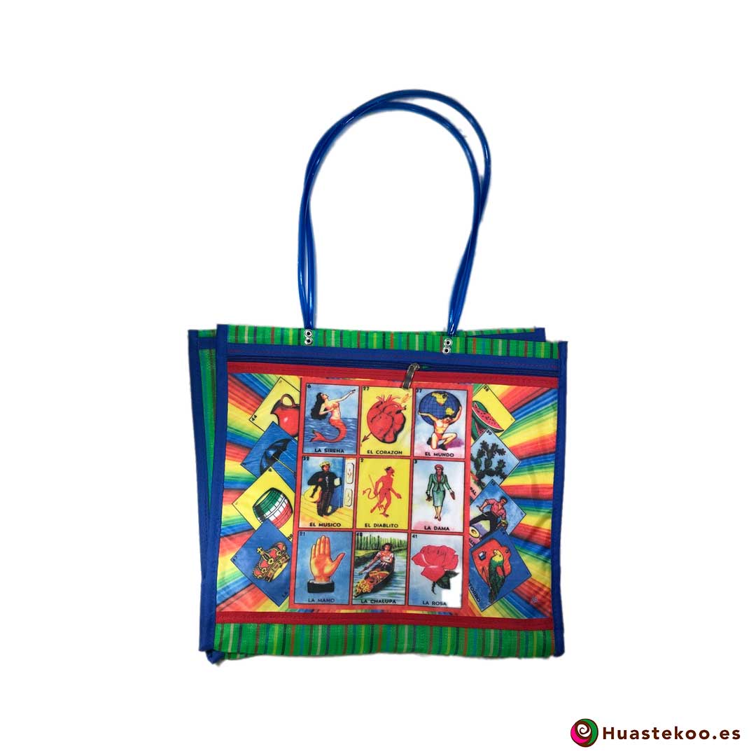 Bolso de Mercado Mexicano “Lotería Mexicana” Sirena - Tienda Huastekoo España - H00153