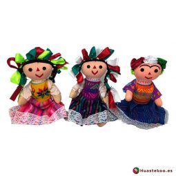 Muñecas tradicionales artesanales mexicanas - Tienda de Artesanía Huastekoo España - H00595-597