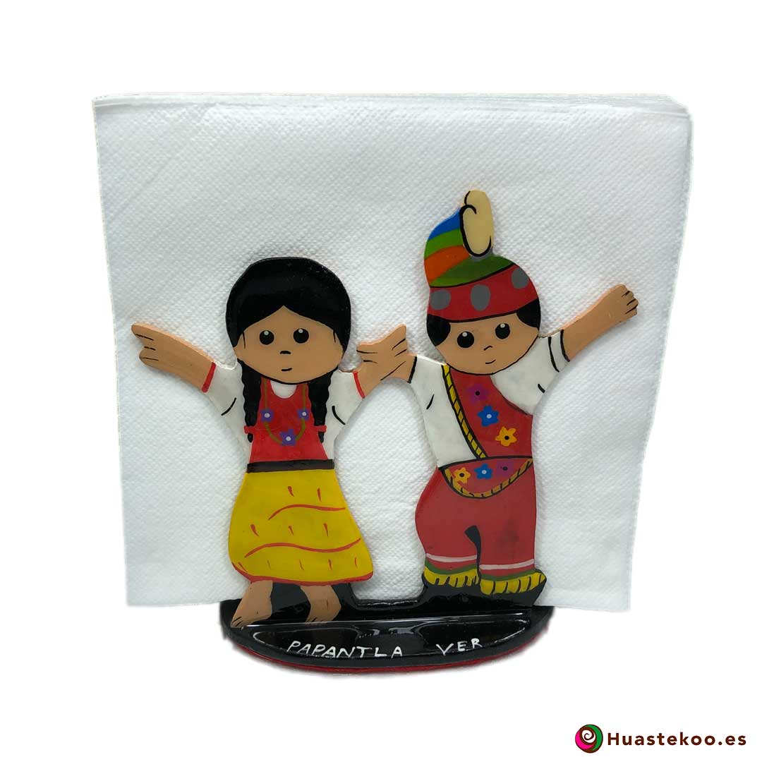 Servilletero mexicano modelo Papantla, Veracruz - Tienda Huastekoo España - H00600 - 2