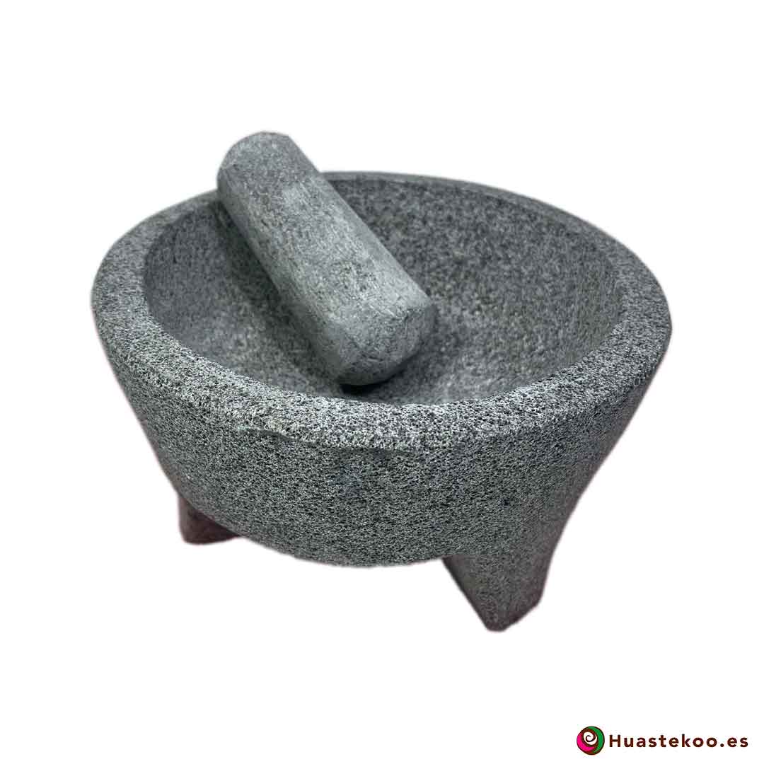 Molcajete de piedra volcánica - Tienda Mexicana Online - Huastekoo España y Europa - h00650-col-2