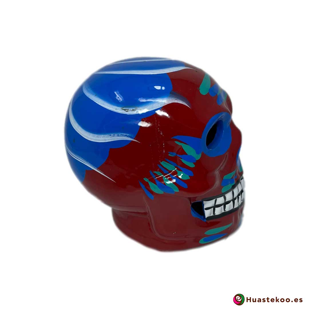 Calavera Mexicana Mediana - Tienda Mexicana Online - Huastekoo España y Europa - H00709 - 4