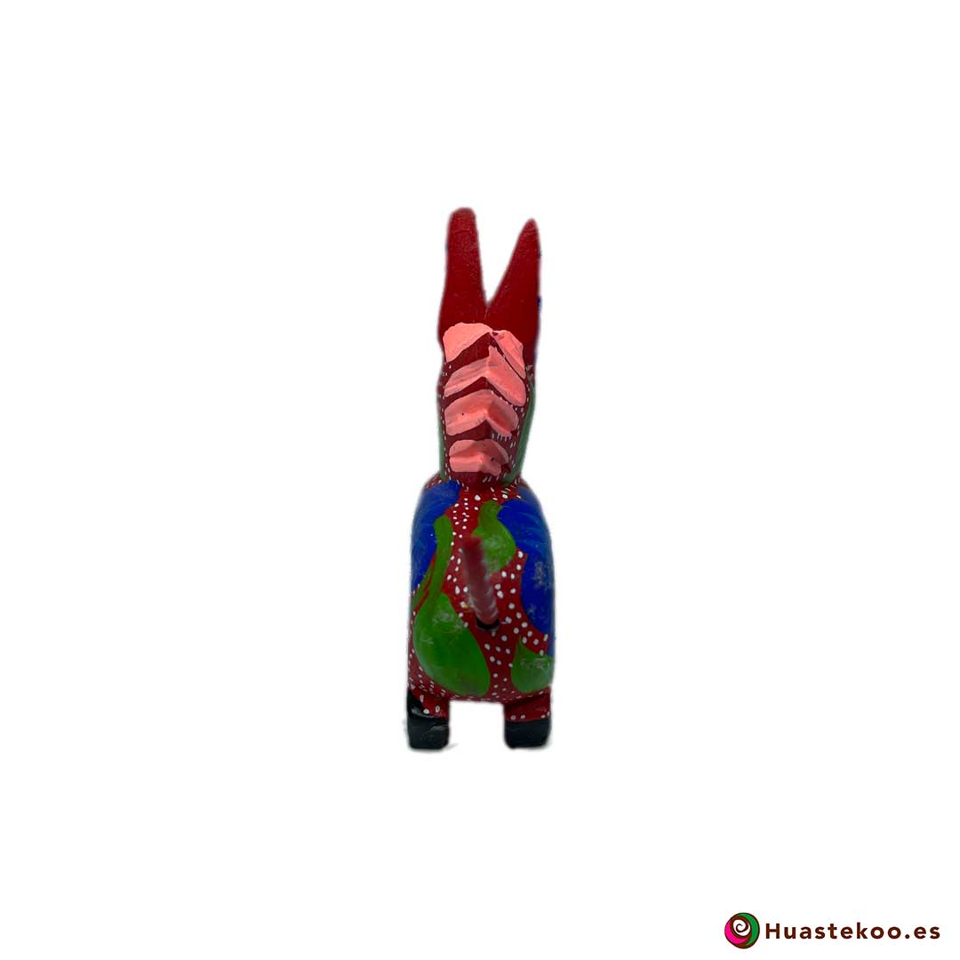 Alebrije mexicano miniatura modelo Burrito - Tienda Mexicana Online Huastekoo España y Europa - H00502 - 2
