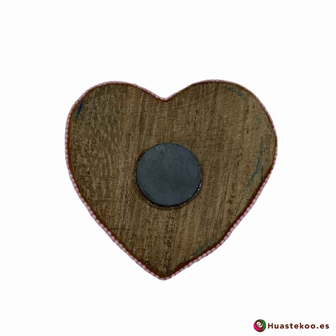 Corazón en Arte Huichol de la tienda mexicana online Huastekoo España y Europa - H00742 - 2