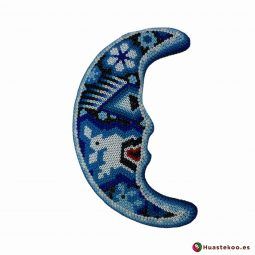 Luna en Arte Huichol - Tienda de Regalos Originales Mexicanos - Huastekoo España y Europa - H00670