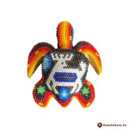 Figura decorativa Arte Huichol "Tortuga" - Tienda de Artesanía y Regalos Mexicanos - Huastekoo España y Europa - H00746 - 6