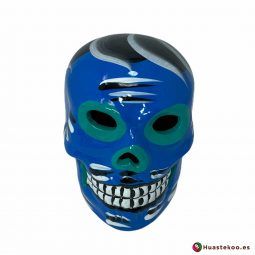 Calavera de Cerámica Mexicana hecha a mano - Tienda de Regalos Mexicanos Huastekoo España y Europa - H00709