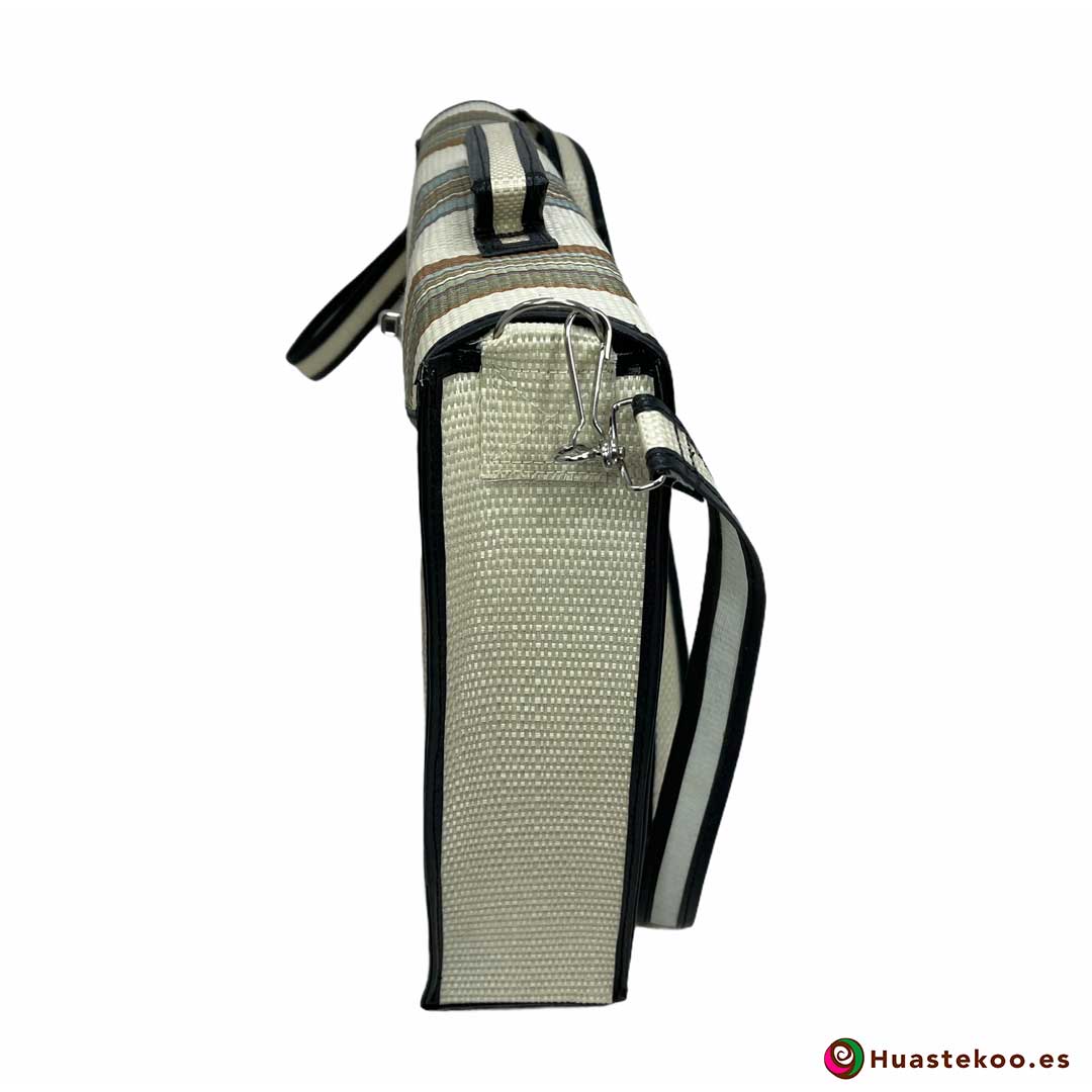 Maletín ecológico de Ixtle Natural hecho a mano - Tienda de Regalos Mexicanos Huastekoo España y Europa - H00609 - 2