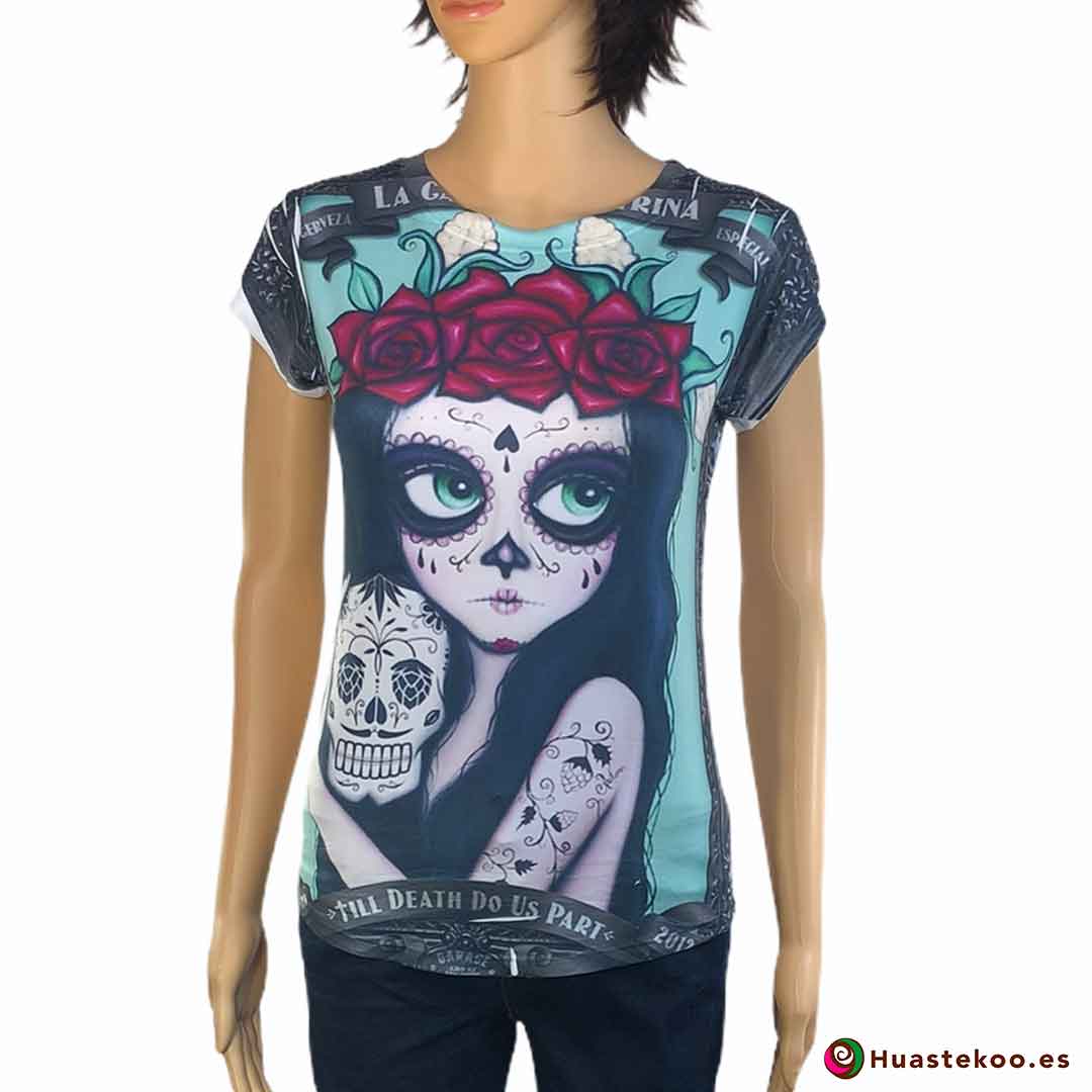 Blusa Camiseta Mexicana H00038 - Tienda Mexicana Online Huastekoo España