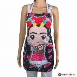 Comprar delantal mexicano Frida lia - Tienda Mexicana Online - Huastekoo España - H00541