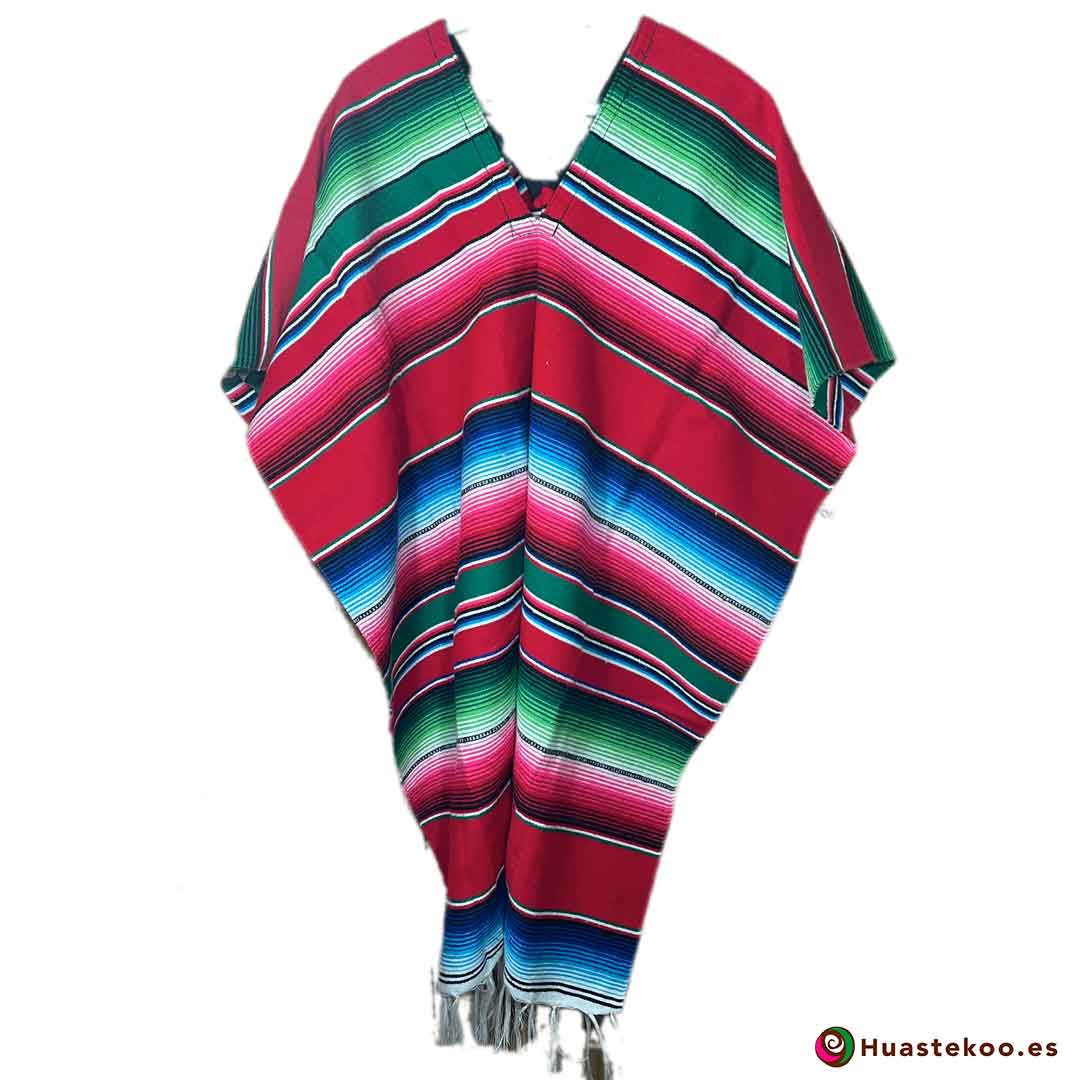 Gabán o poncho mexicano - Tienda de Ropa Mexicana - Huastekoo España - H00776