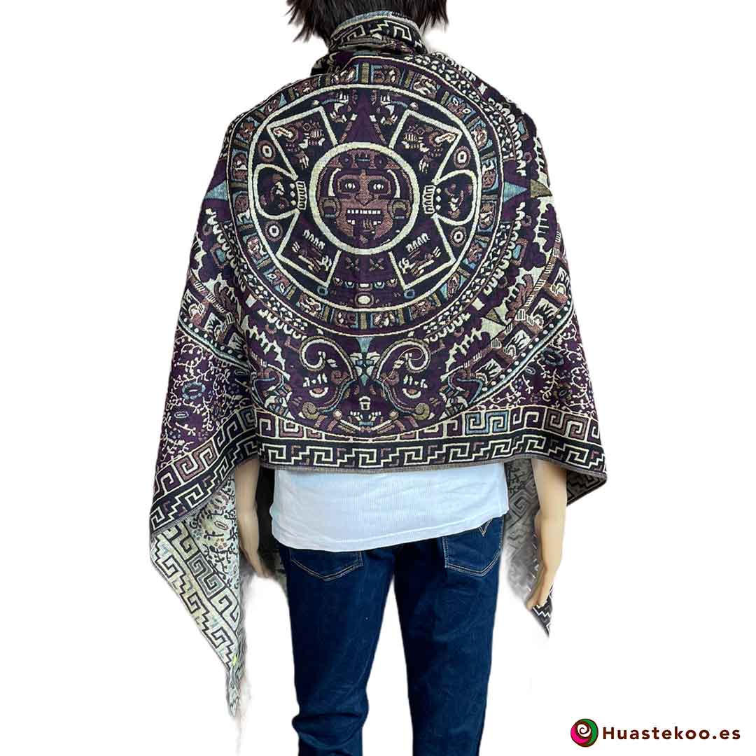 Rebozo mexicano (fular) color cálido - Tienda de ropa mexicana Huastekoo España H00008 - 2
