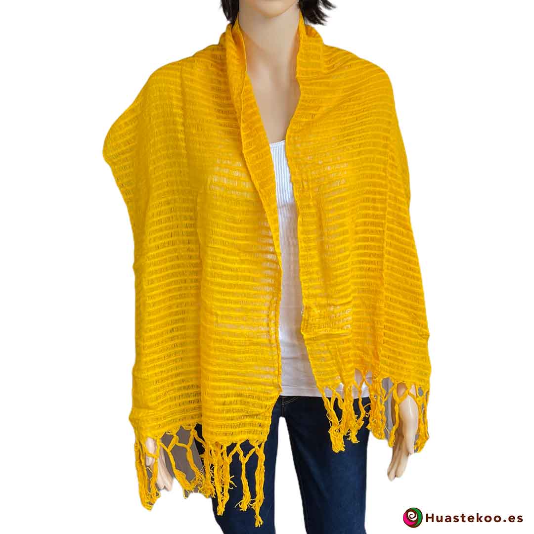 Comprar rebozo o fular mexicano en la tienda de ropa mexicana online Huastekoo España - H00011 - 3