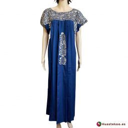 Vestido Mexicano San Antonino Bordado a Mano H00731 - Tienda de Artesanía, Regalos y Ropa Mexicana Huastekoo España