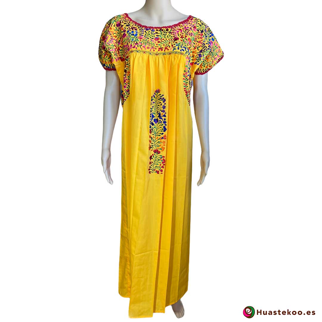 Comprar vestido mexicano San Antonino - Tienda de Ropa Mexicana Huastekoo España - H00723 - 5