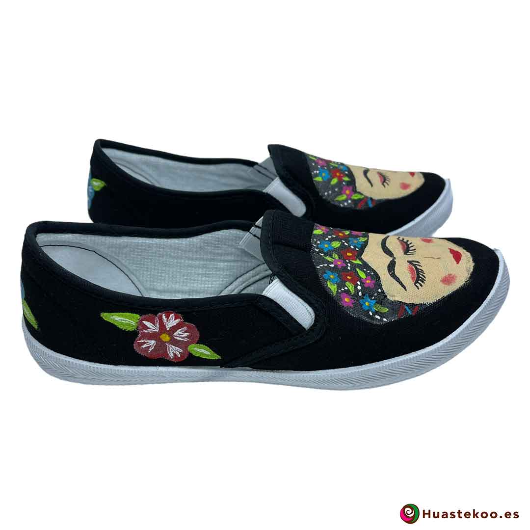 Comprar zapatos mexicanos Frida - Tienda de Regalos Mexicanos Huastekoo España - H00013 - 4