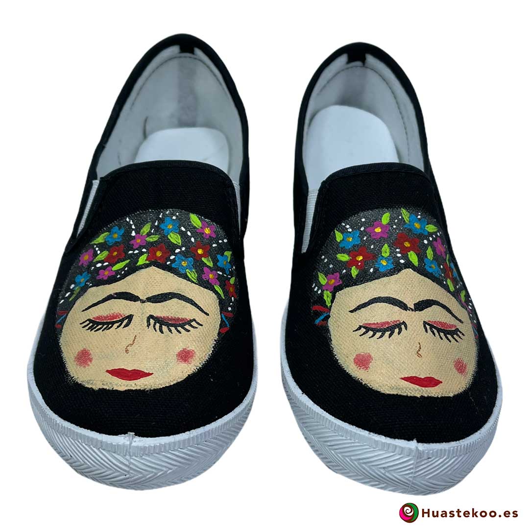 Comprar zapatos mexicanos Frida - Tienda de Regalos Mexicanos Huastekoo España - H00013