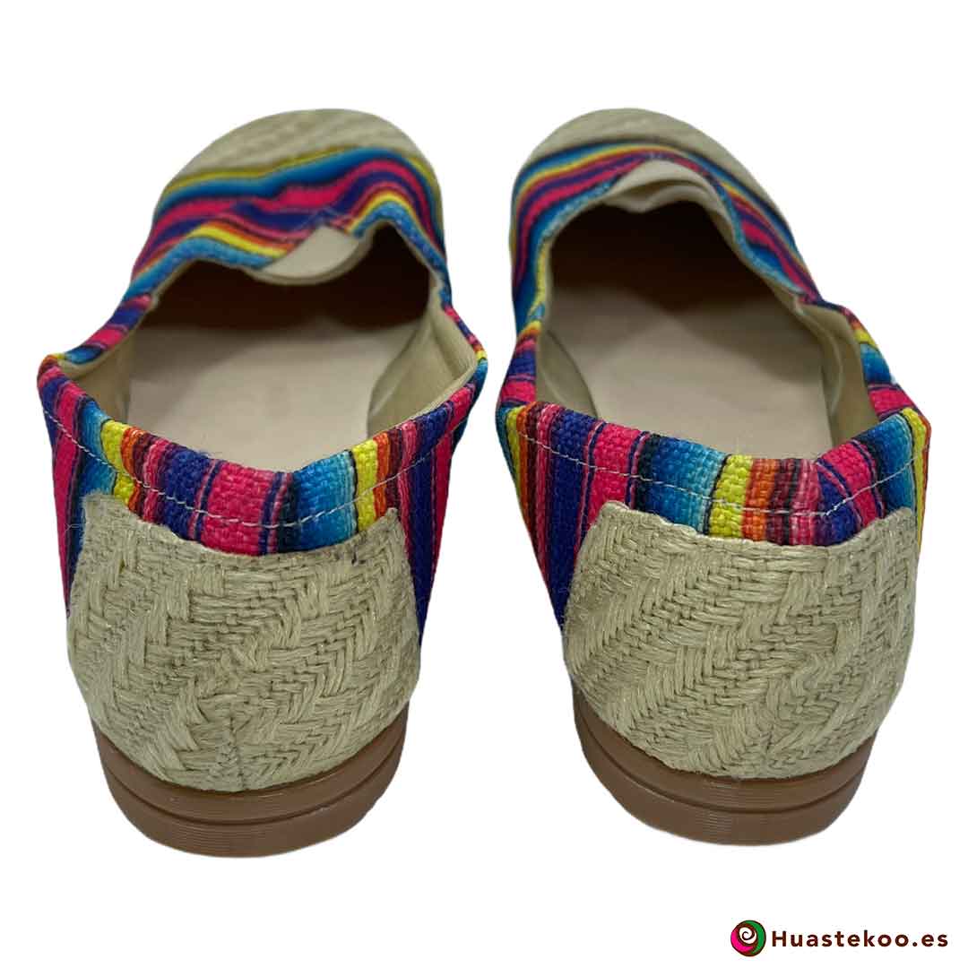 Comprar Zapatos Mexicanos Colorín Yute Natural H00126 a la venta en la tienda online de regalos mexicanos Huastekoo España - 3