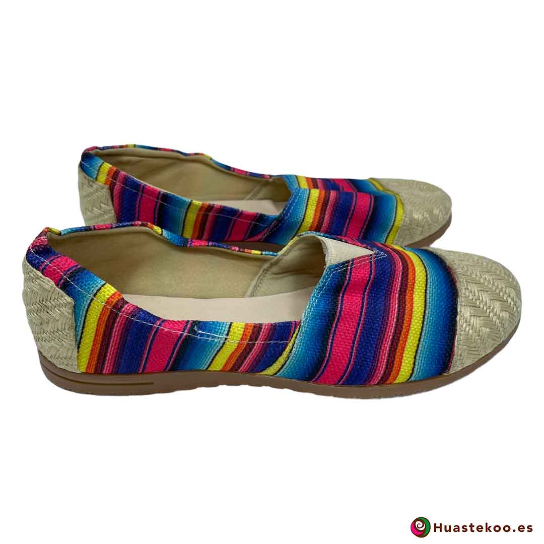Comprar Zapatos Mexicanos Colorín Yute Natural H00126 a la venta en la tienda online de regalos mexicanos Huastekoo España - 4