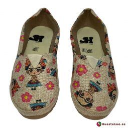 Zapatos mexicanos de Yute natural Frida - Tienda Mexicana Online - Huastekoo España - H00462